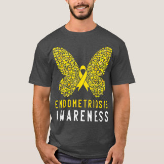 Butterfly Endometriosis Awareness Month Endo Suppo T-Shirt