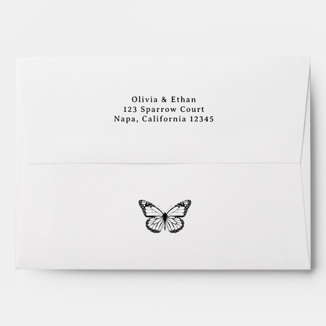 Butterfly Envelope (Back (Top Flap))