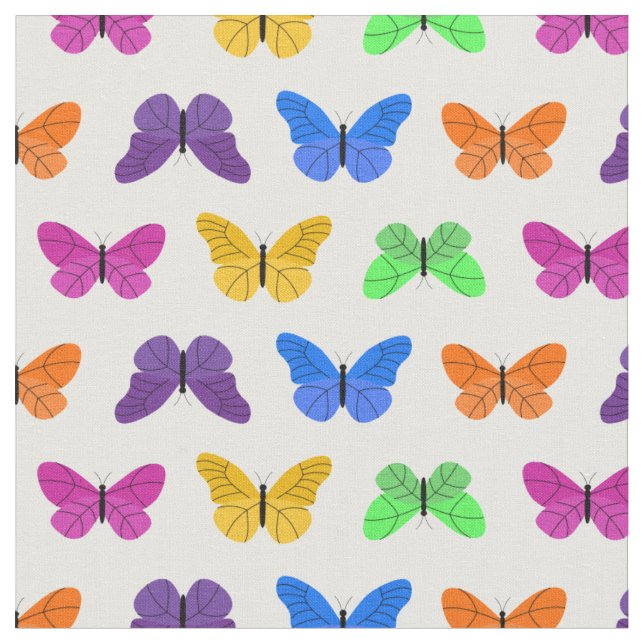 Butterfly Fabric (Close Up)