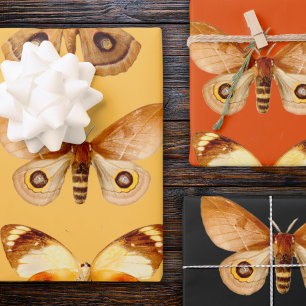 Butterfly Fabulous Vintage Wrapping Paper Sheets