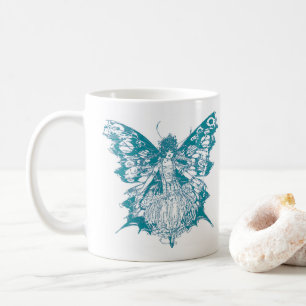 Butterfly fairy coffee mug