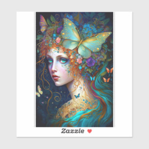 Butterfly Fairy Elf Lady Fantasy Art
