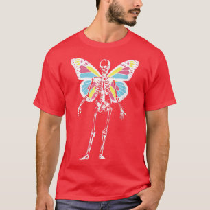 Butterfly Fairy Grunge Fairycore Aesthetic Skeleto T-Shirt