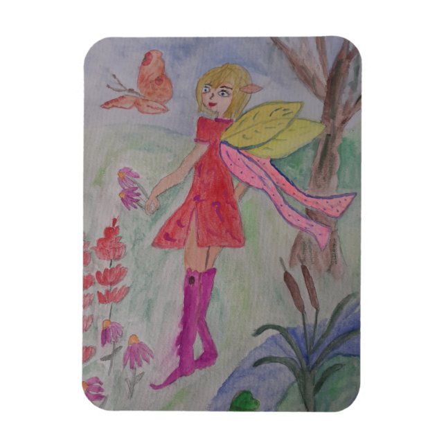 Butterfly Fairy Magnet (Vertical)