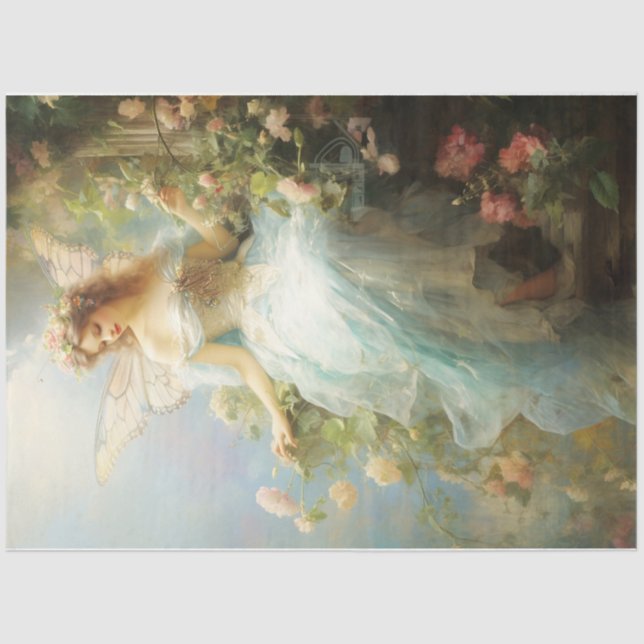 Butterfly Fairy Maiden Tissue Paper (Front)
