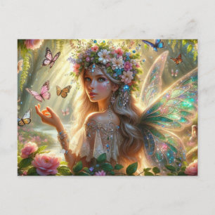 Butterfly Fairy Postcard