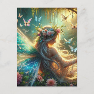 Butterfly Fairy Postcard