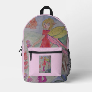 Butterfly Fairy Printed Backpack