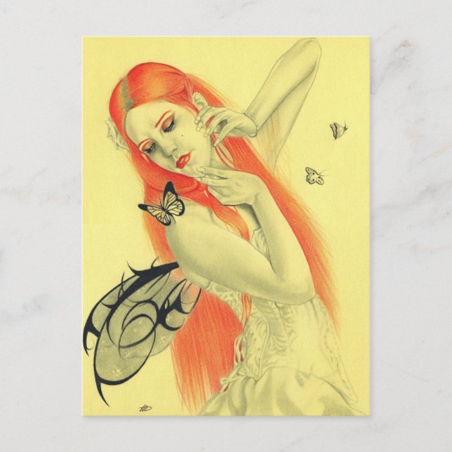 Butterfly Fairy Secrets Postcard (Front)