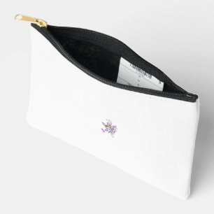 Butterfly Fairy Tattoo Vector – Vintage Floral Art Accessory Pouch