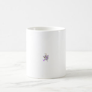 Butterfly Fairy Tattoo Vector – Vintage Floral Art Coffee Mug