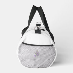 Butterfly Fairy Tattoo Vector – Vintage Floral Art Duffle Bag