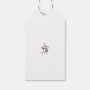 Butterfly Fairy Tattoo Vector – Vintage Floral Art Gift Tags