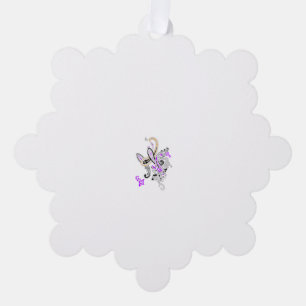 Butterfly Fairy Tattoo Vector – Vintage Floral Art Tree Decoration Card