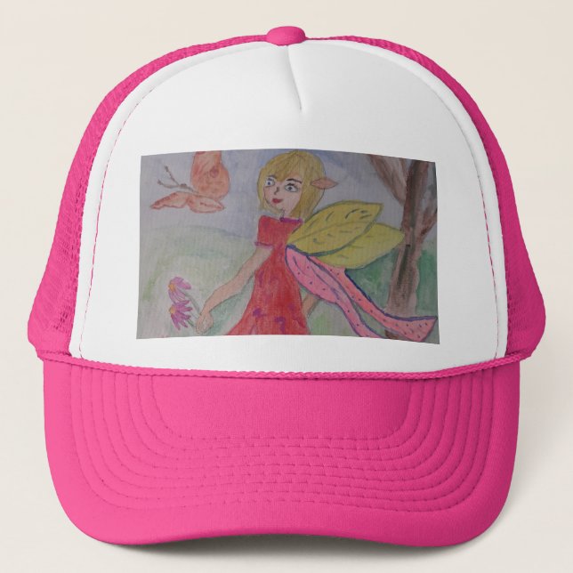 Butterfly Fairy Trucker Hat (Front)