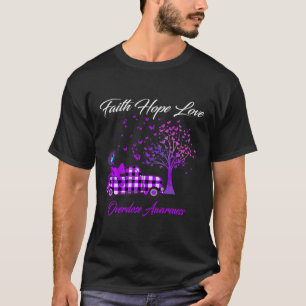 Butterfly Faith Hope Love Overdose Awareness 1 T-Shirt