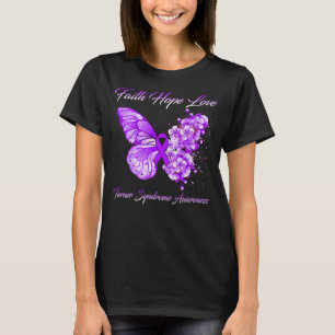 Butterfly Faith Hope Love Turner Syndrome T-Shirt