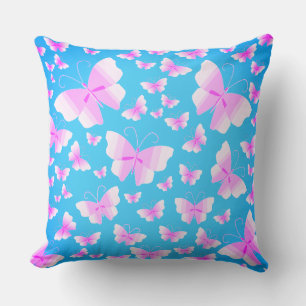 Butterfly Family in Pink Shades Colour Cushion