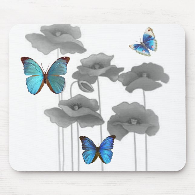 butterfly fields mouse pad (Front)