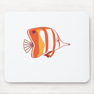 Butterfly fish mouse pad