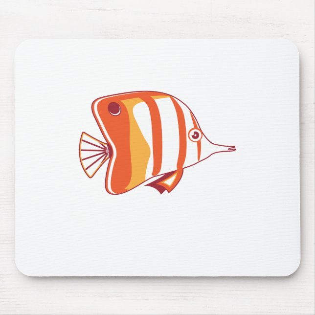 Butterfly fish mouse pad (Front)