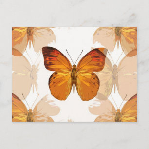 Butterfly Flies Postcard