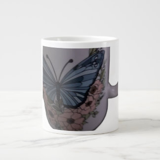 butterfly floral mug