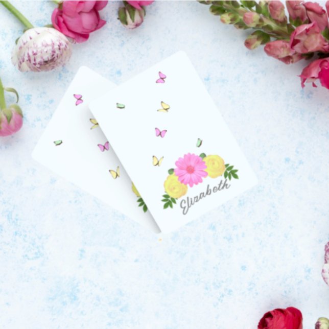 Butterfly Floral Playing Cards (Creator Uploaded)