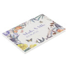 Butterfly Floral Wedding Guest Book
