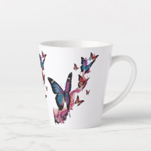 Butterfly Flow Small Latte Mug – Grace in Flight