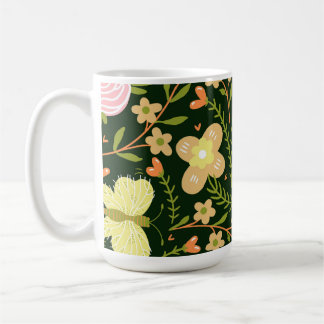 Butterfly Flower Coffee Mug