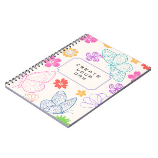 Butterfly & Flower Motivational Journal