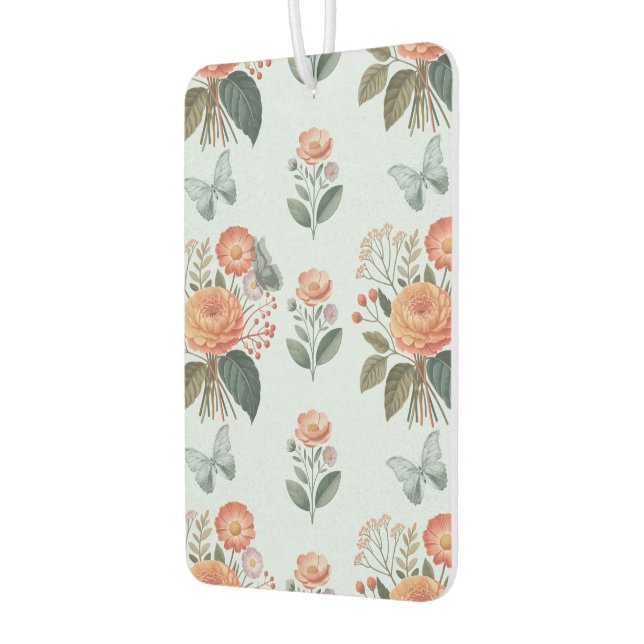 Butterfly Flower spells Car Air Freshener (Left)