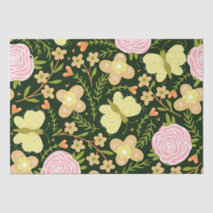 Butterfly Flower Tissue Paper