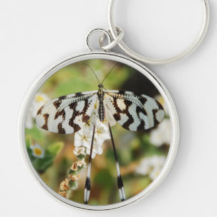 Butterfly Flowers Blossoms Wedding Shower Peace Key Ring