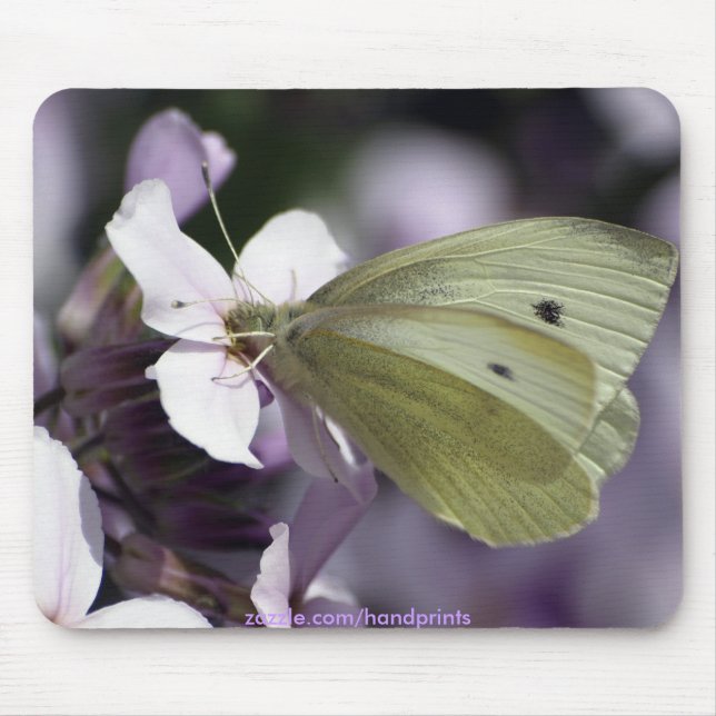 Butterfly & Flowers Garden-lovers Mousepad (Front)