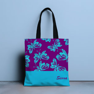 Butterfly Flutter Tote Bag