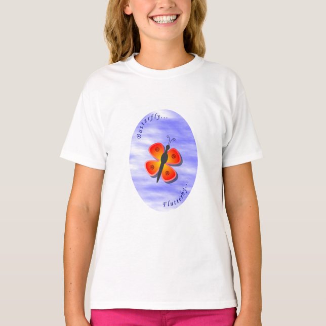 Butterfly Flutterby T-shirt (Front)