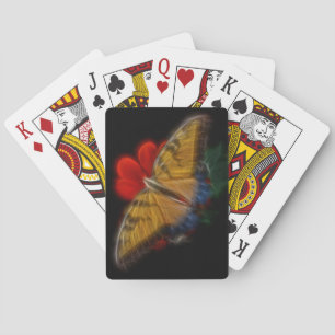 Butterfly Fractal Tiger Swallowtail Playing Cards
