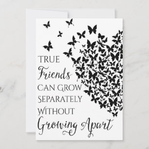 Butterfly Friendship Heart Invitation