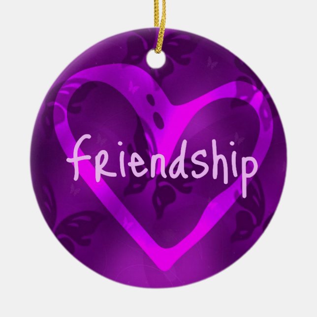 Butterfly Friendship Ornament (Front)