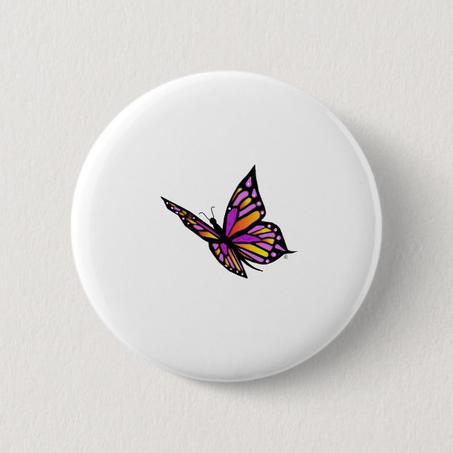 Butterfly from Heaven 6 Cm Round Badge (Front)