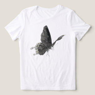 Butterfly Fun Illustration Graphic Tri-Blend Shirt