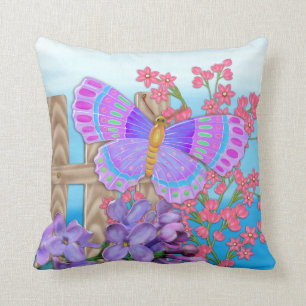 Butterfly Garden 3D Whimsey  Cushion