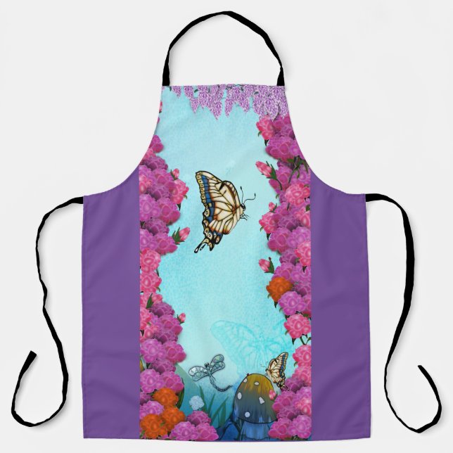 Butterfly Garden Apron (Front)