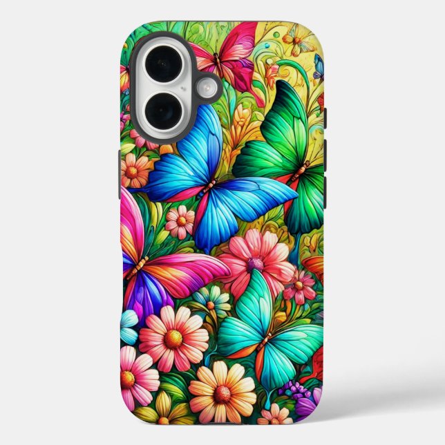 Butterfly Garden Bliss Case-Mate iPhone Case (Back)