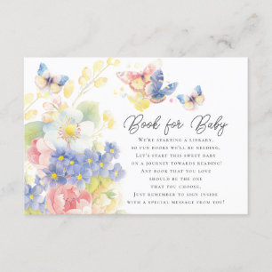 Butterfly Garden Book for Baby Enclosure Card
