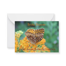Butterfly Garden Bridal Shower Invitation