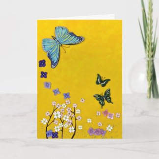Butterfly Garden Card