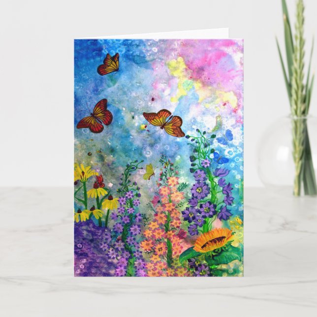 Butterfly Garden Card (Front)